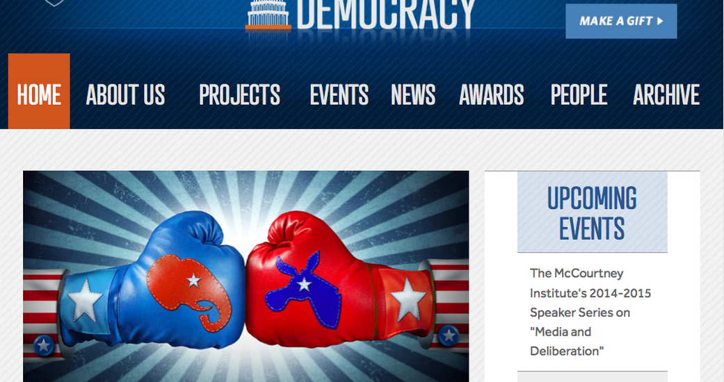 New Responsive Plone Site for Penn State's Institute for Democracy