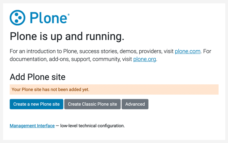 The Plone admin page (no initial site created).png